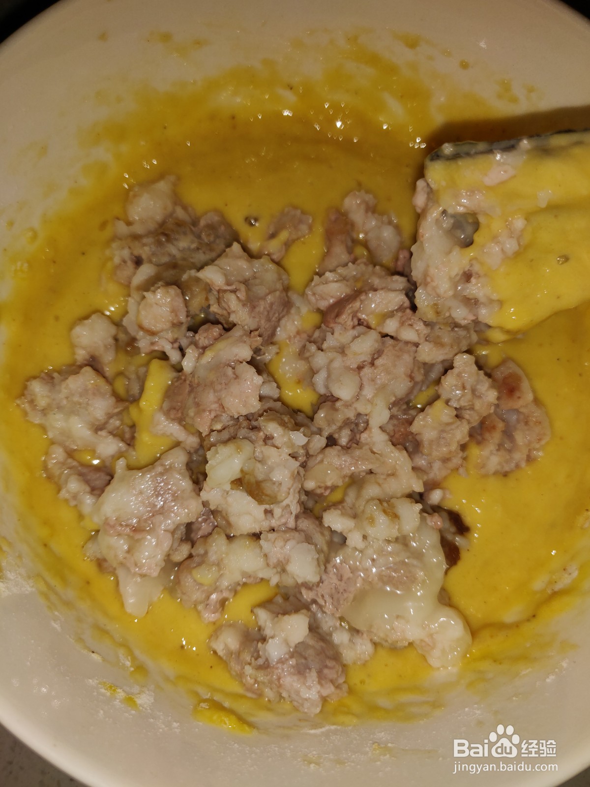 鸡蛋肉末莲藕饼