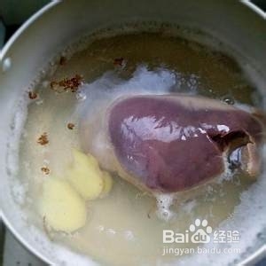 小朋友们也能吃的白切猪肝