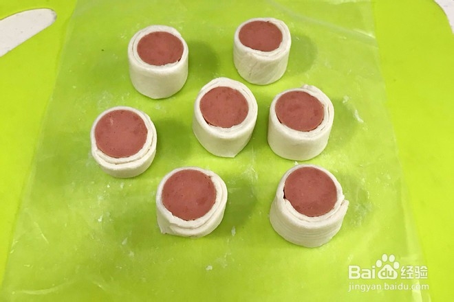 香肠手抓饼卷
