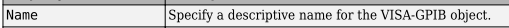 VISA-GPIB描述性属性