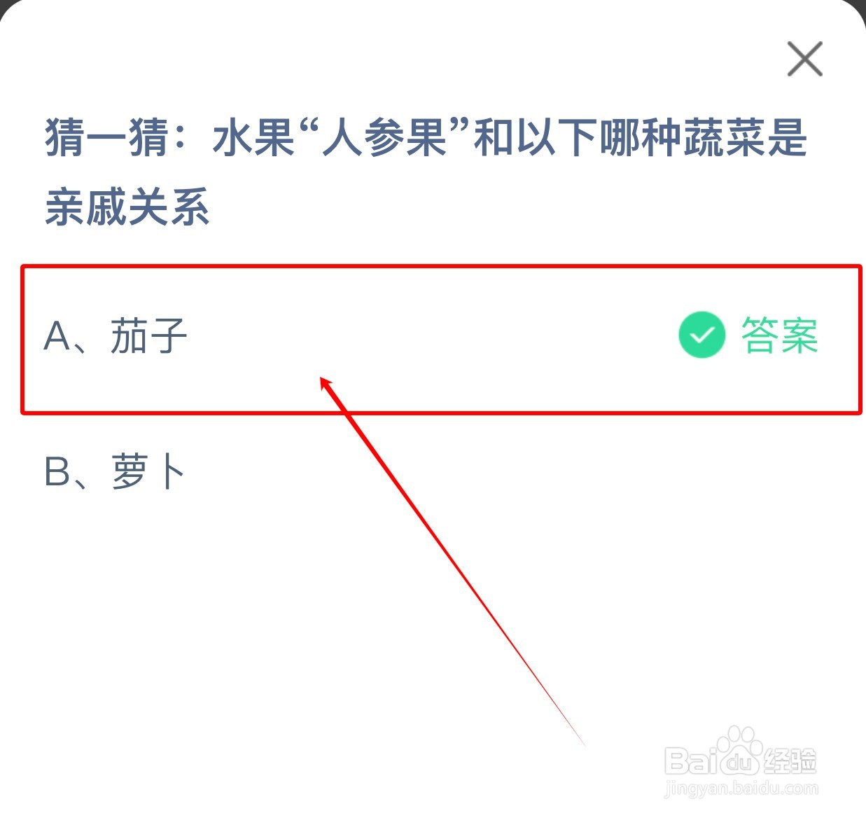 蚂蚁庄园:水果“人参果”和哪种蔬菜是亲戚关系