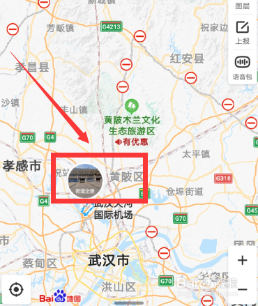 百度地图怎么查看街景全景图