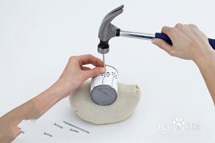 铁罐DIY可悬挂烛台 浪漫有情调
