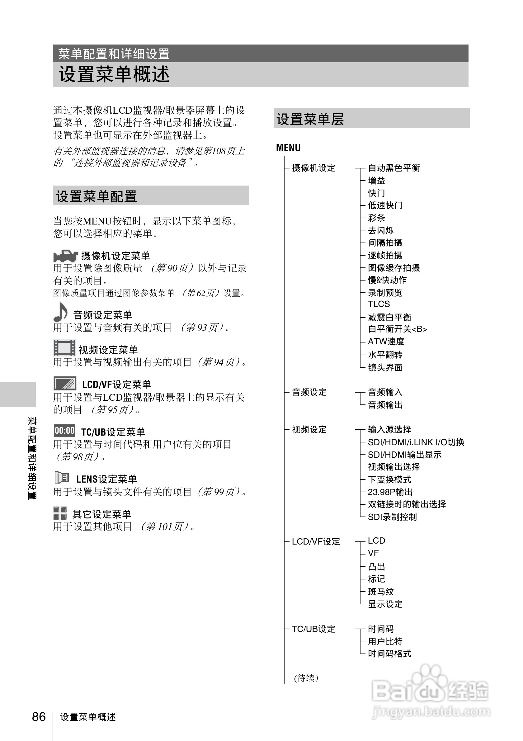 索尼SONY PMW-F3K(C)数码摄像机使用说明书:[9]