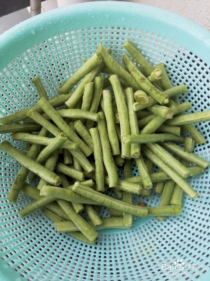 小夏的午饭之清炒豇豆