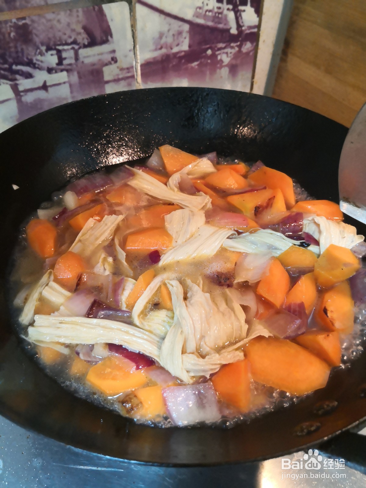 快手家常菜之胡萝卜烧肉