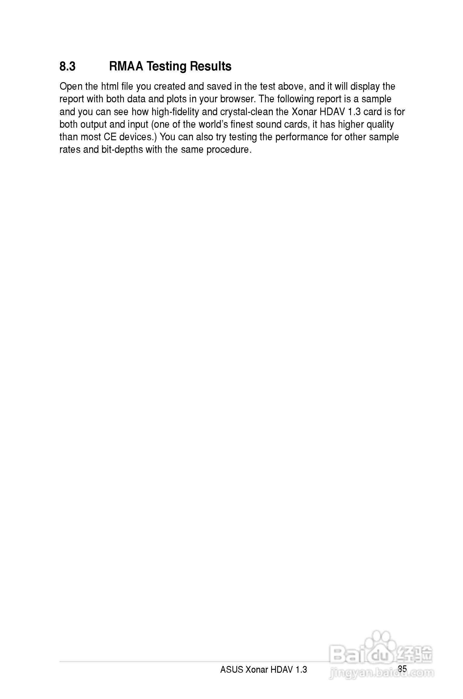 华硕Xonar HDAV1.3Deluxe声卡简体中文版说明书:[10]