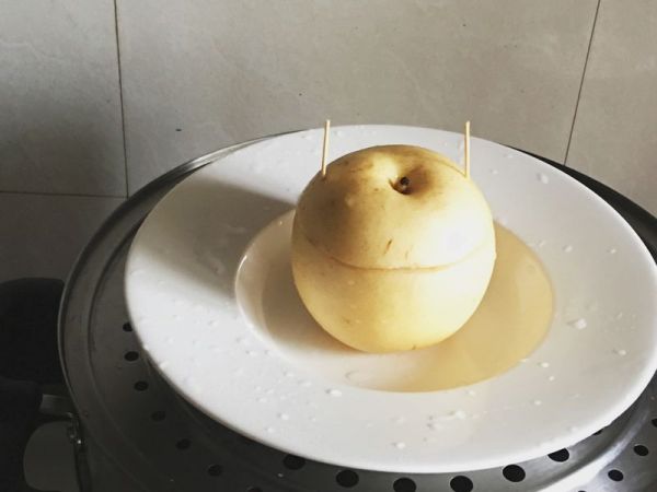 冰糖川贝雪梨盅