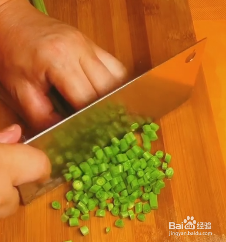 豆角肉末的做法