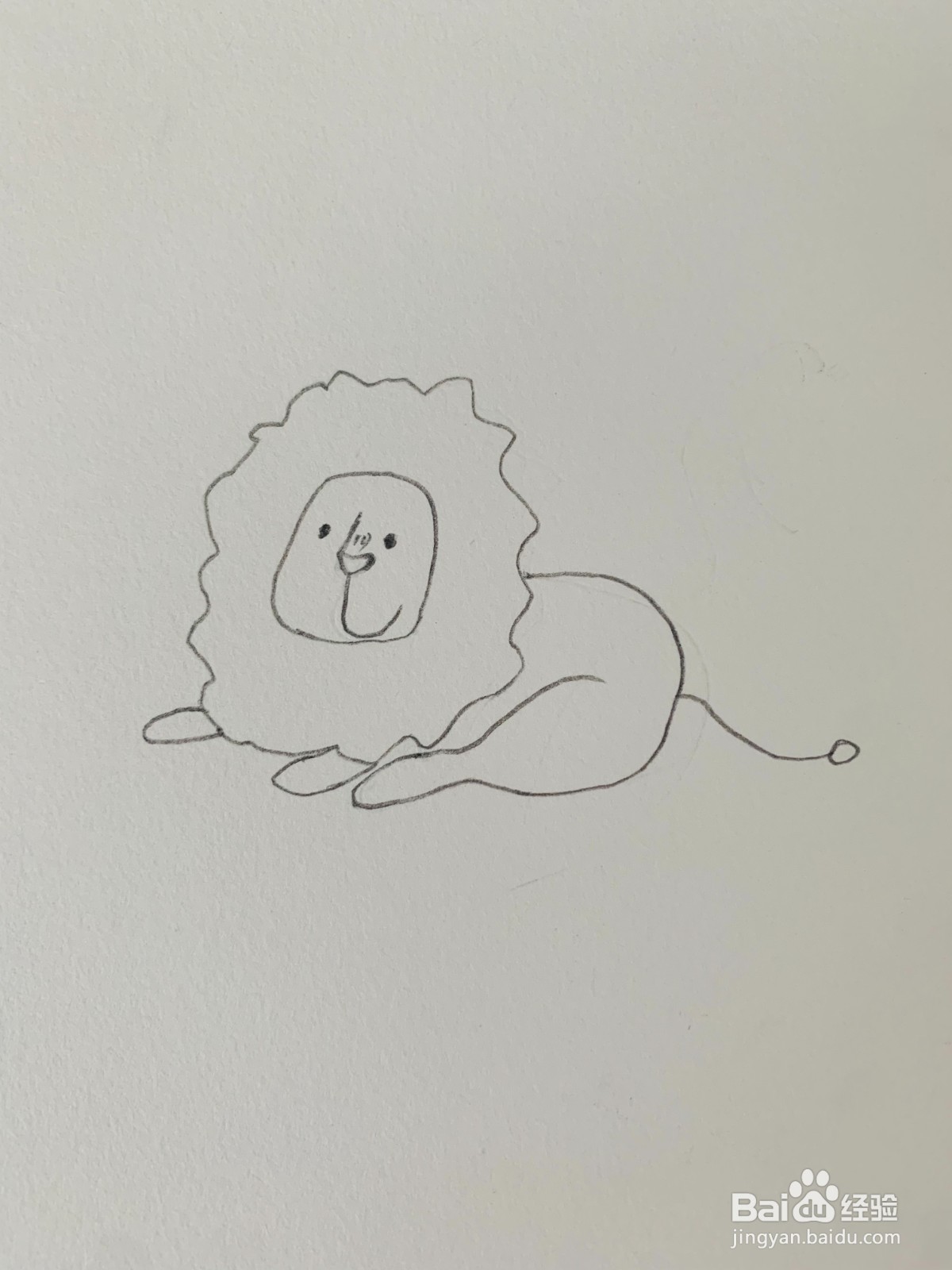 简笔画的狮子怎么画？