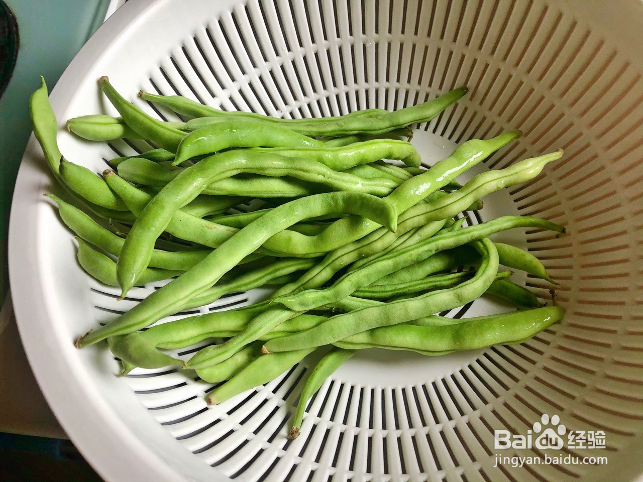 豆角焖排骨无油版的做法