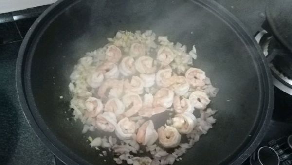 鲜虾芝士奶油意面