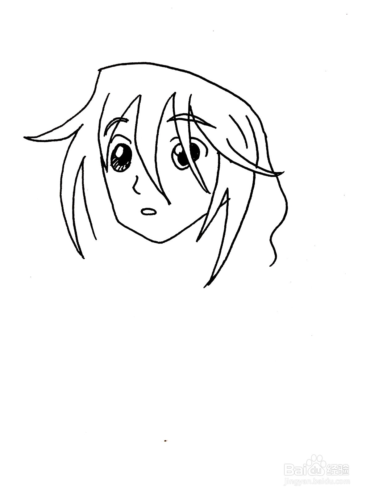 《甜心格格》系列之七尺高简笔画