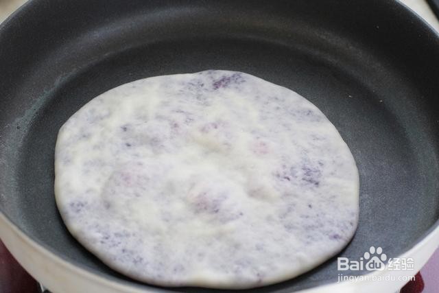 怎么做无油紫薯馅软饼