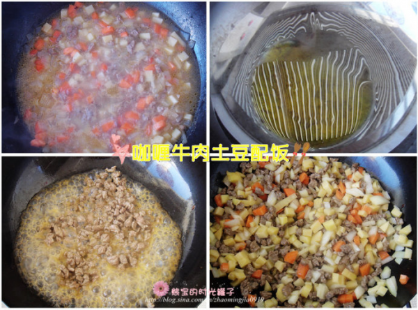 咖喱牛肉土豆配饭