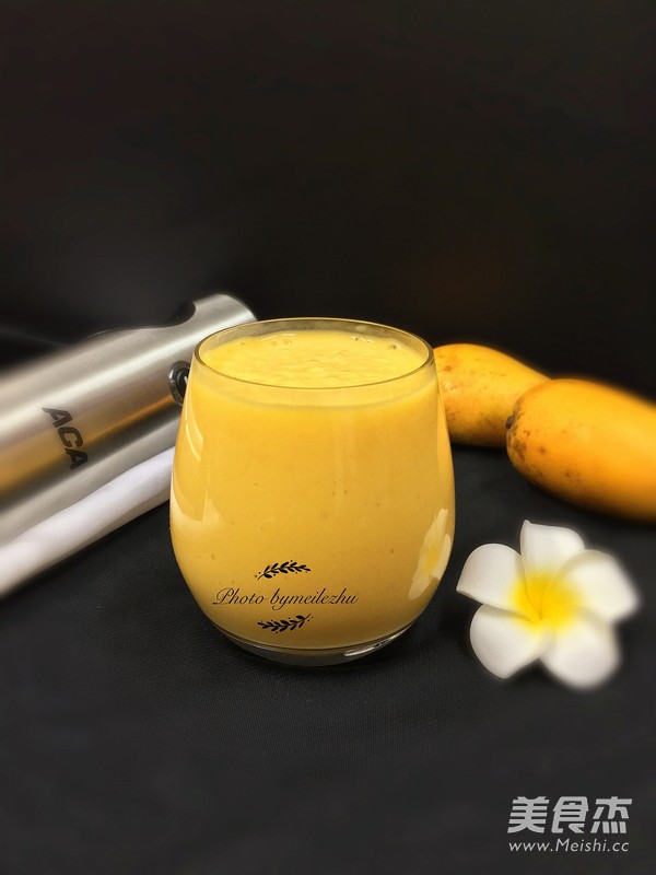 芒果奶昔的做法