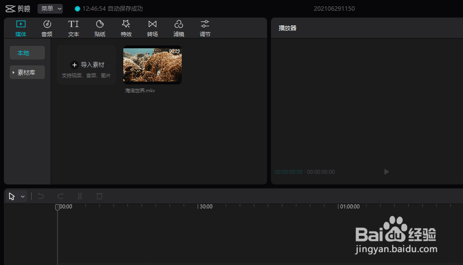 怎么用剪映工具将视频画面进行左右镜像效果处理