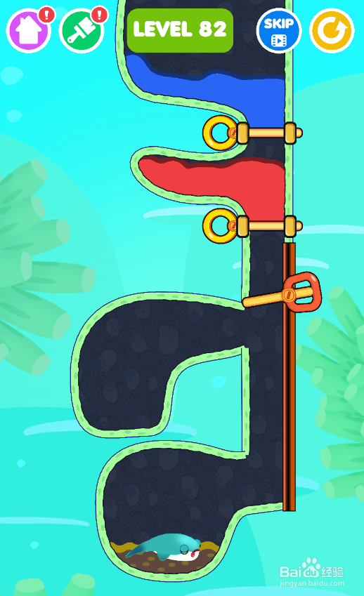 Save The Fish的LEVEL 82怎样过关？