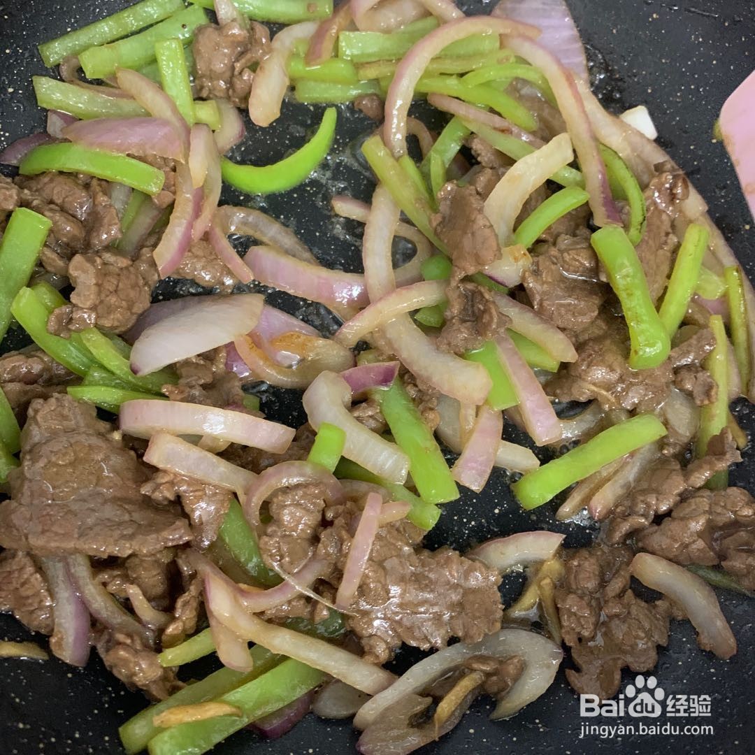 黑椒牛肉炒意面
