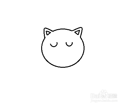 如何画可爱小猫咪的简笔画