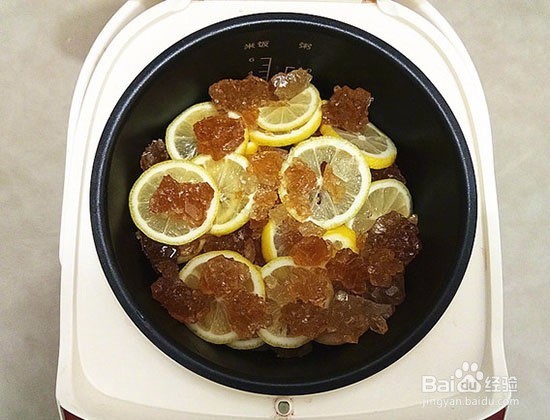 冰糖柠檬膏,润肺止咳排毒养颜