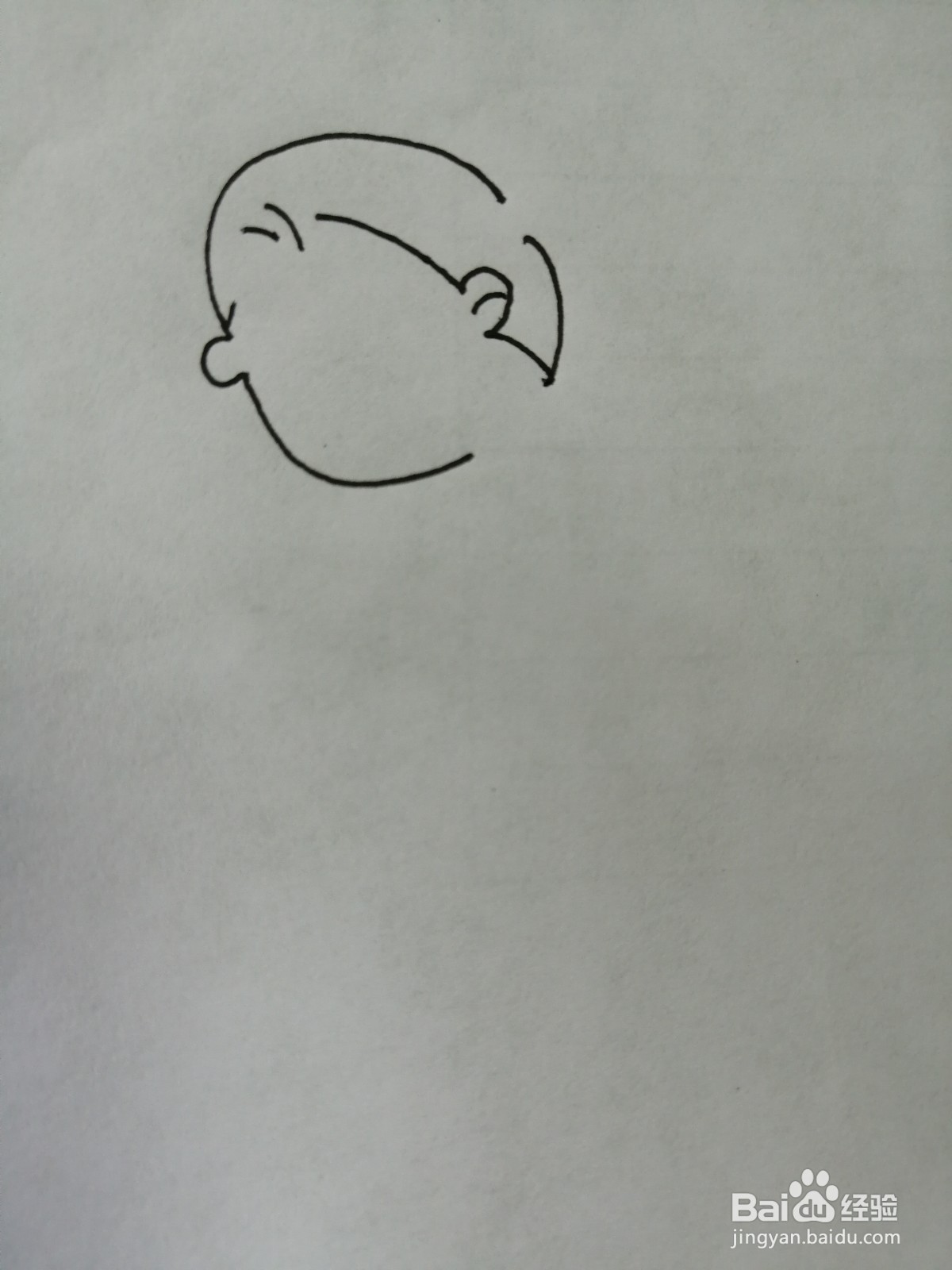 简笔画老奶奶怎么画