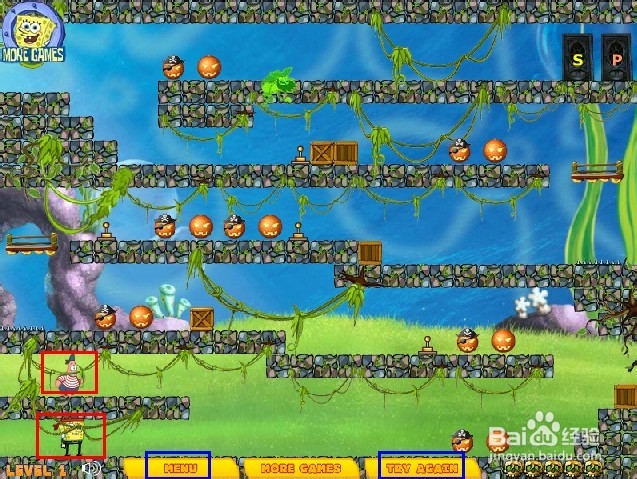 海绵宝宝闹鬼节游戏攻略