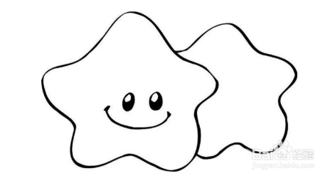 简笔画：多刺的仙人掌和海星的绘画步骤