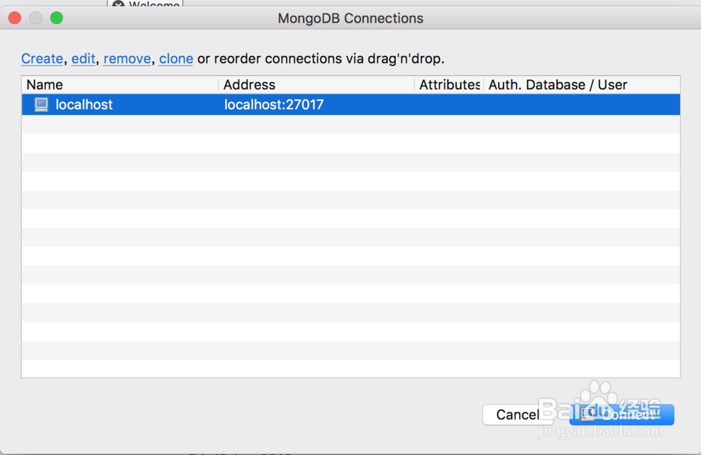 MongoDB可视化工具(Robo 3T)使用教程