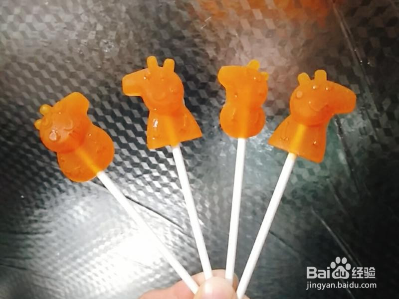 自制水果棒棒糖0添加的做法