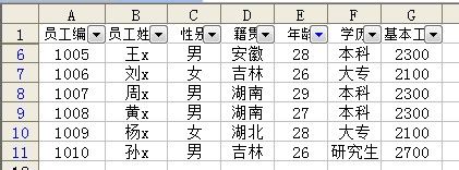 Excel怎样自定义筛选