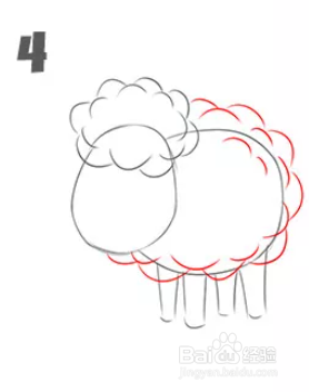 如何为孩子们画羊