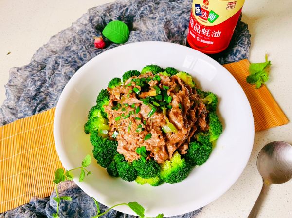 西兰花蚝油牛肉卷