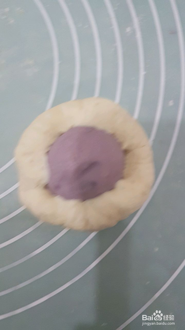 日式樱花芋泥面包的做法