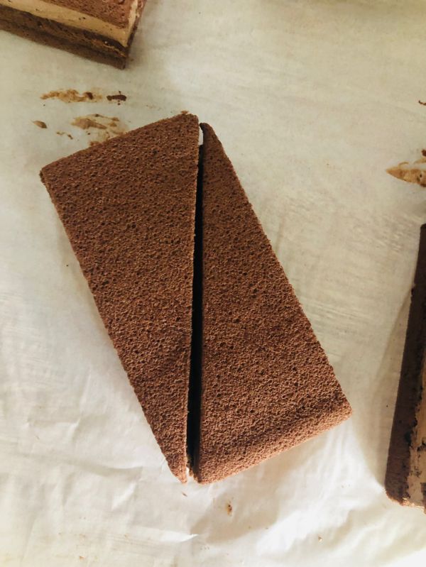 巧克力蛋糕三明治