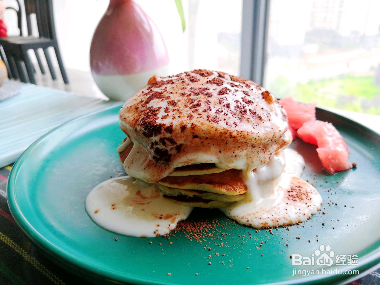 减脂无糖香蕉松饼的做法