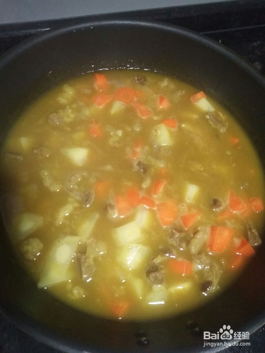 美食教学之土豆咖喱炖牛腩!