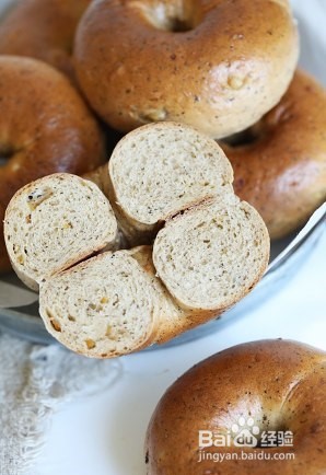 低油低糖的红茶贝果