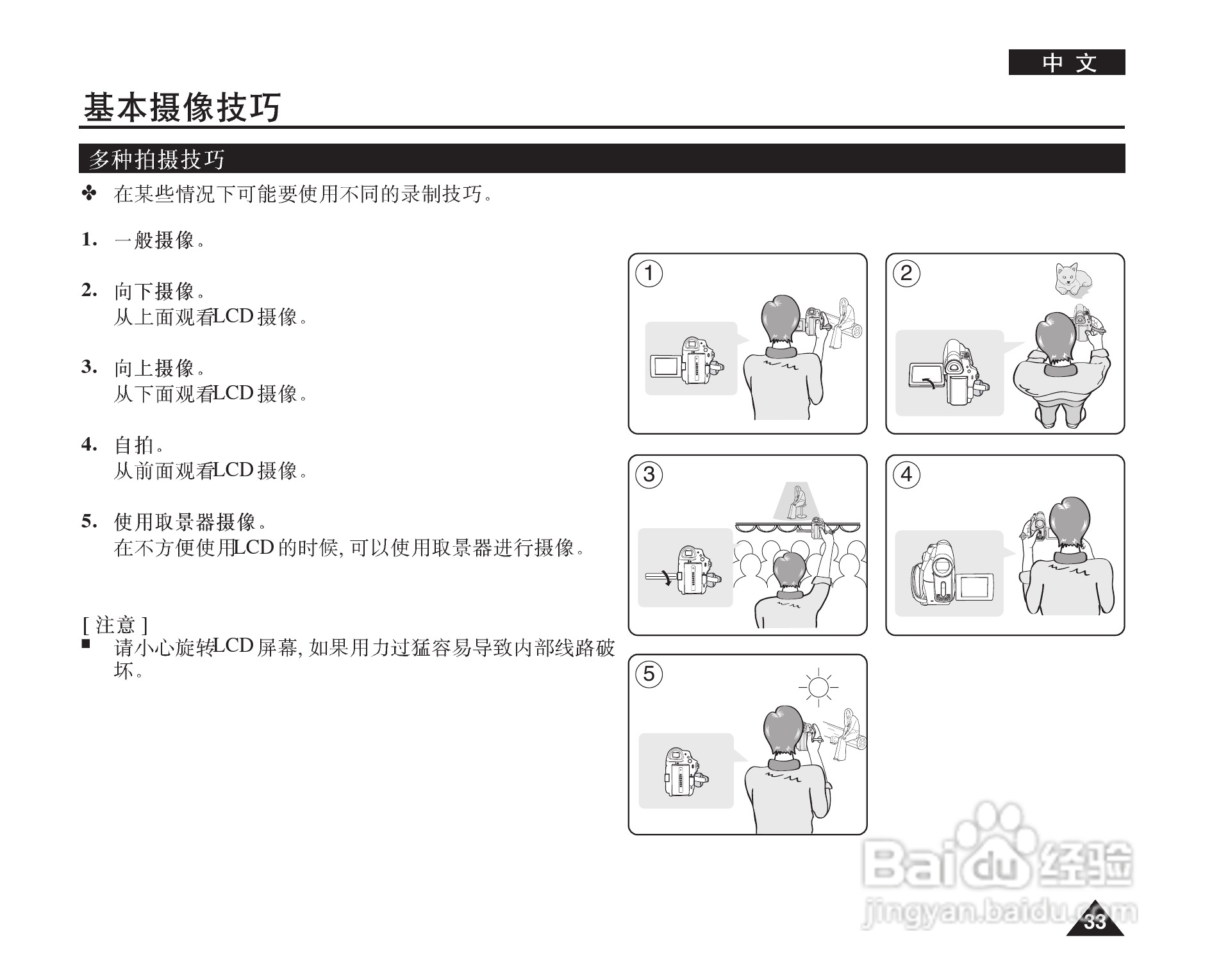 三星VP-D964W(i)摄录一体机使用说明书:[4]
