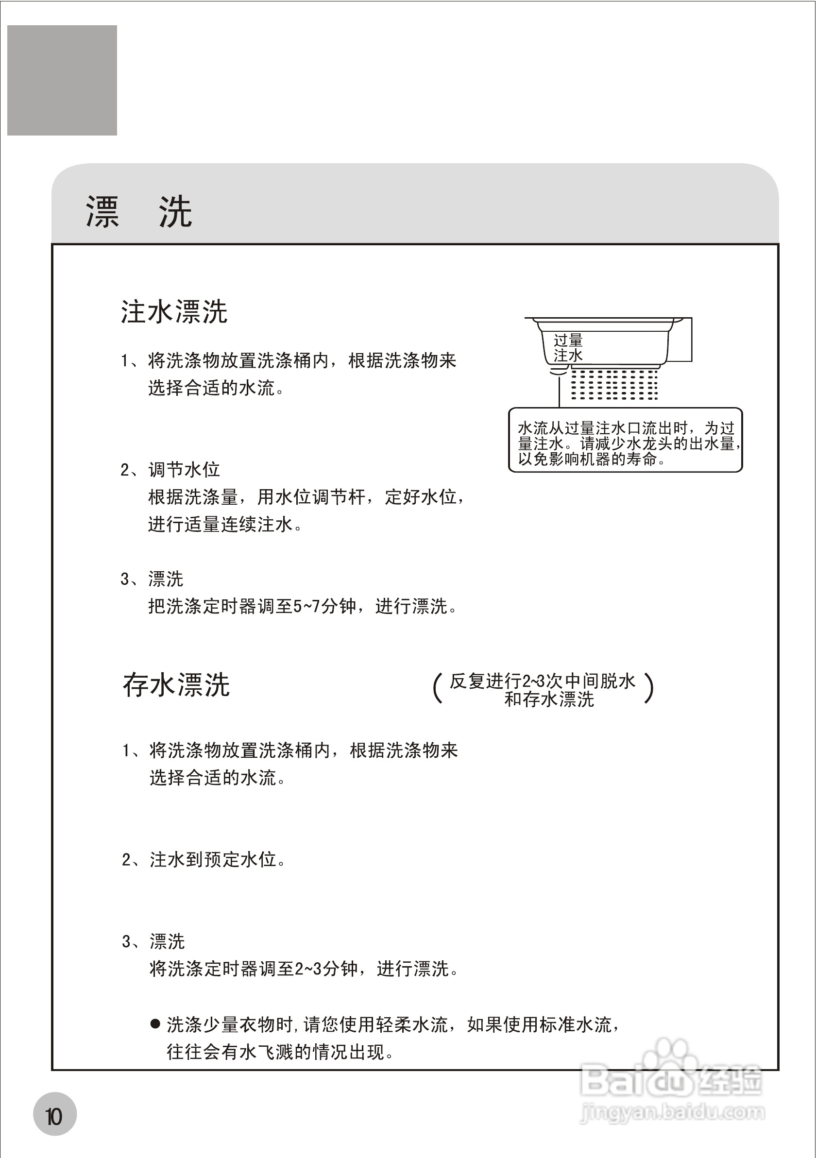 海尔双桶洗衣机XPB75-27S型使用说明书
