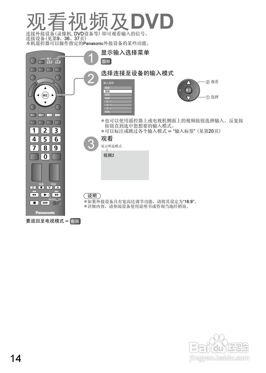 松下TH-L32X15C液晶彩电使用说明书:[2]