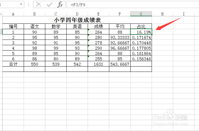 excel如何折算百分制