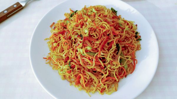 酱油培根蛋裹面