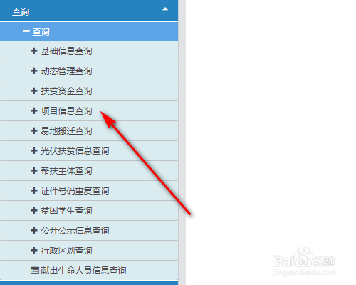 全国扶贫开发信息系统如何查询项目信息