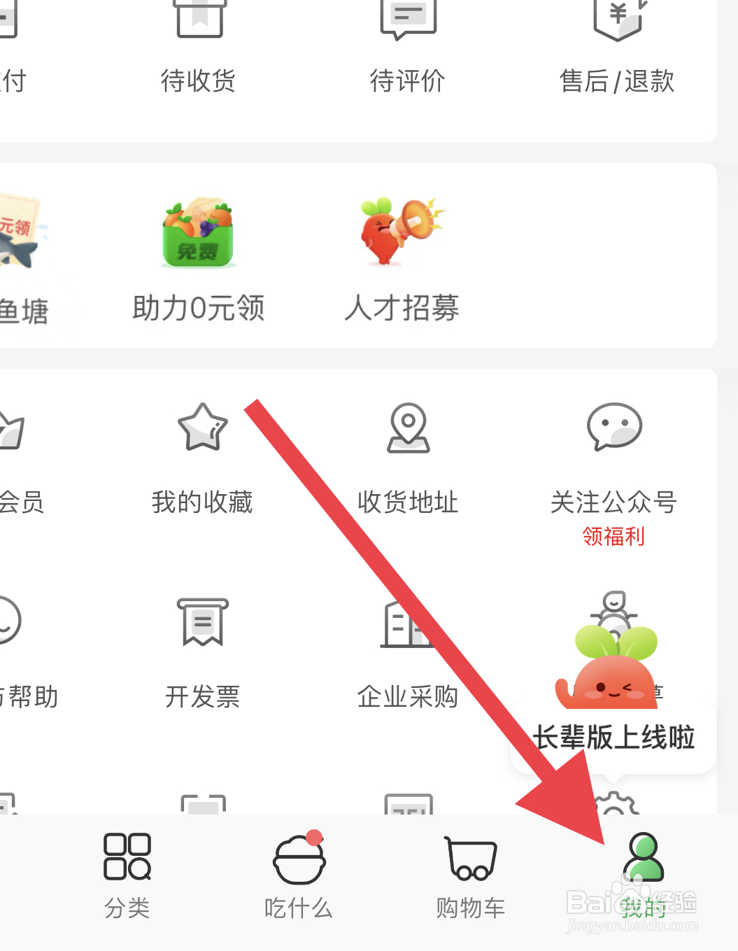在叮咚买菜中如何填写意见反馈
