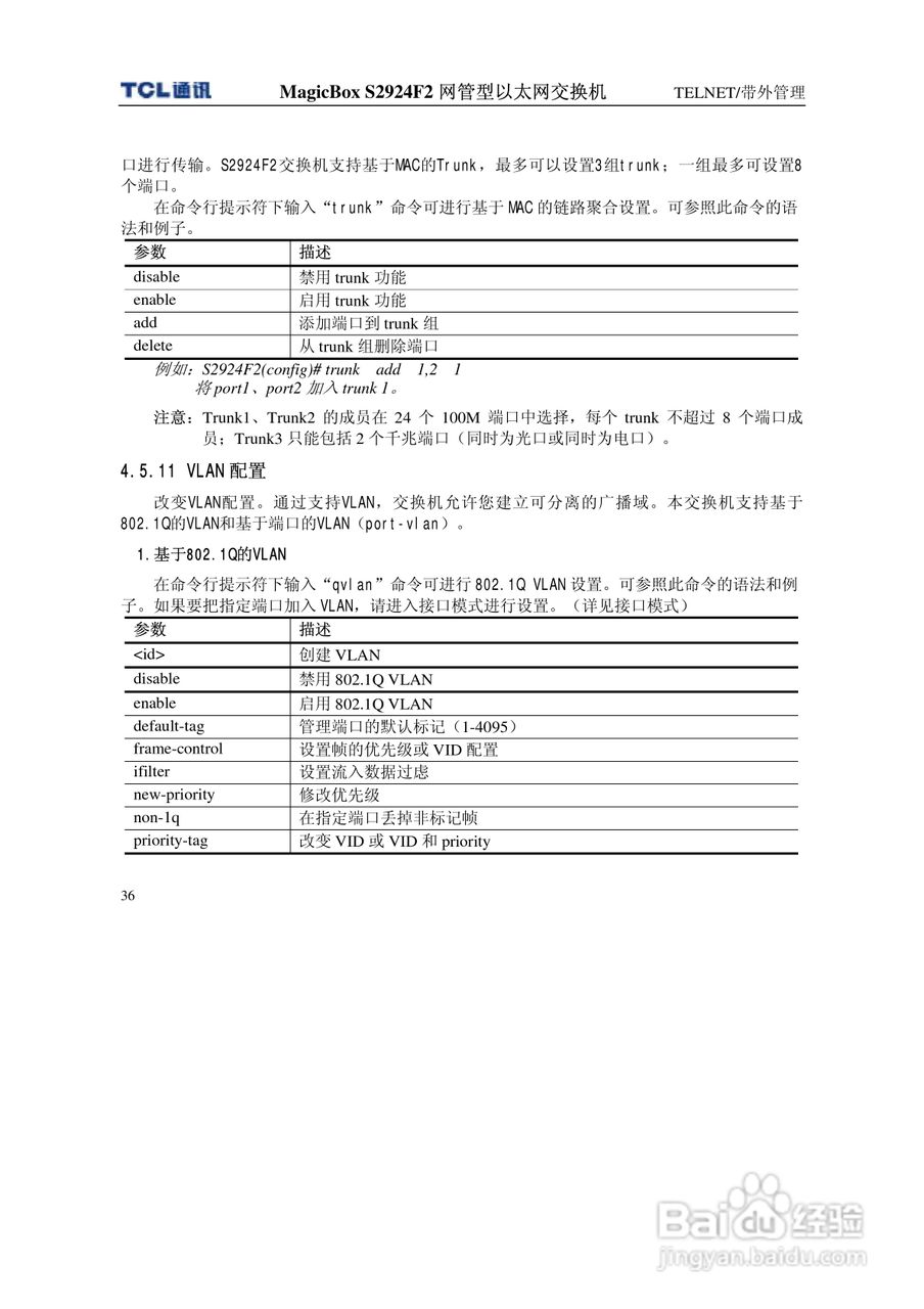 TCL王牌交换机S2924F2型说明书:[5]