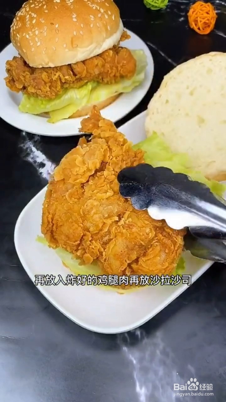 如何制作好吃的脆皮鸡腿堡