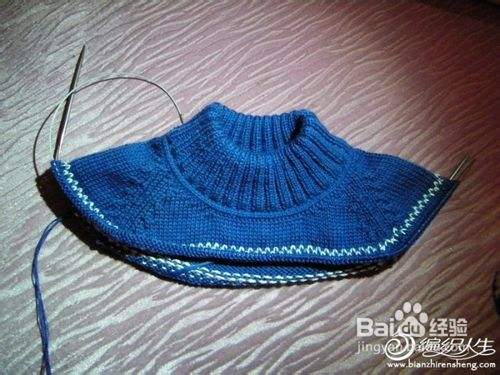 手工编织儿童毛衣图解