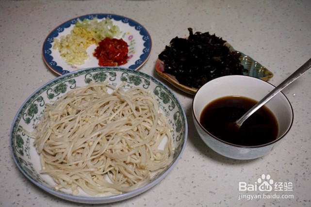 鱼香金针菇的家常做法