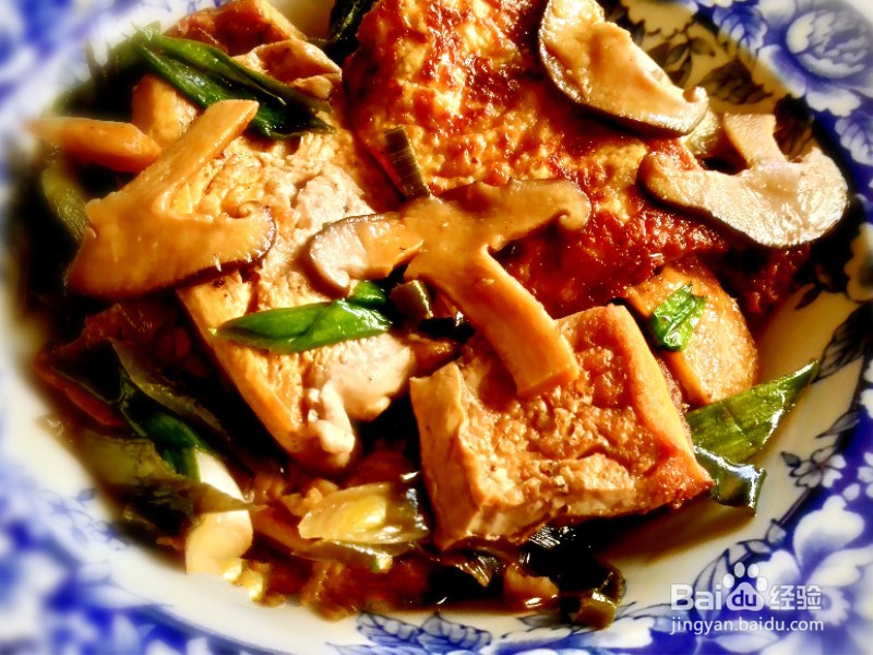 怎样做出家常菜系列之葱烧豆腐